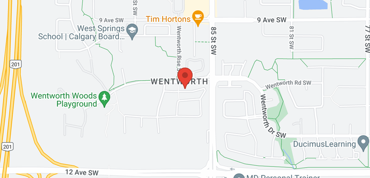 map of 8541 WENTWORTH Drive SW
